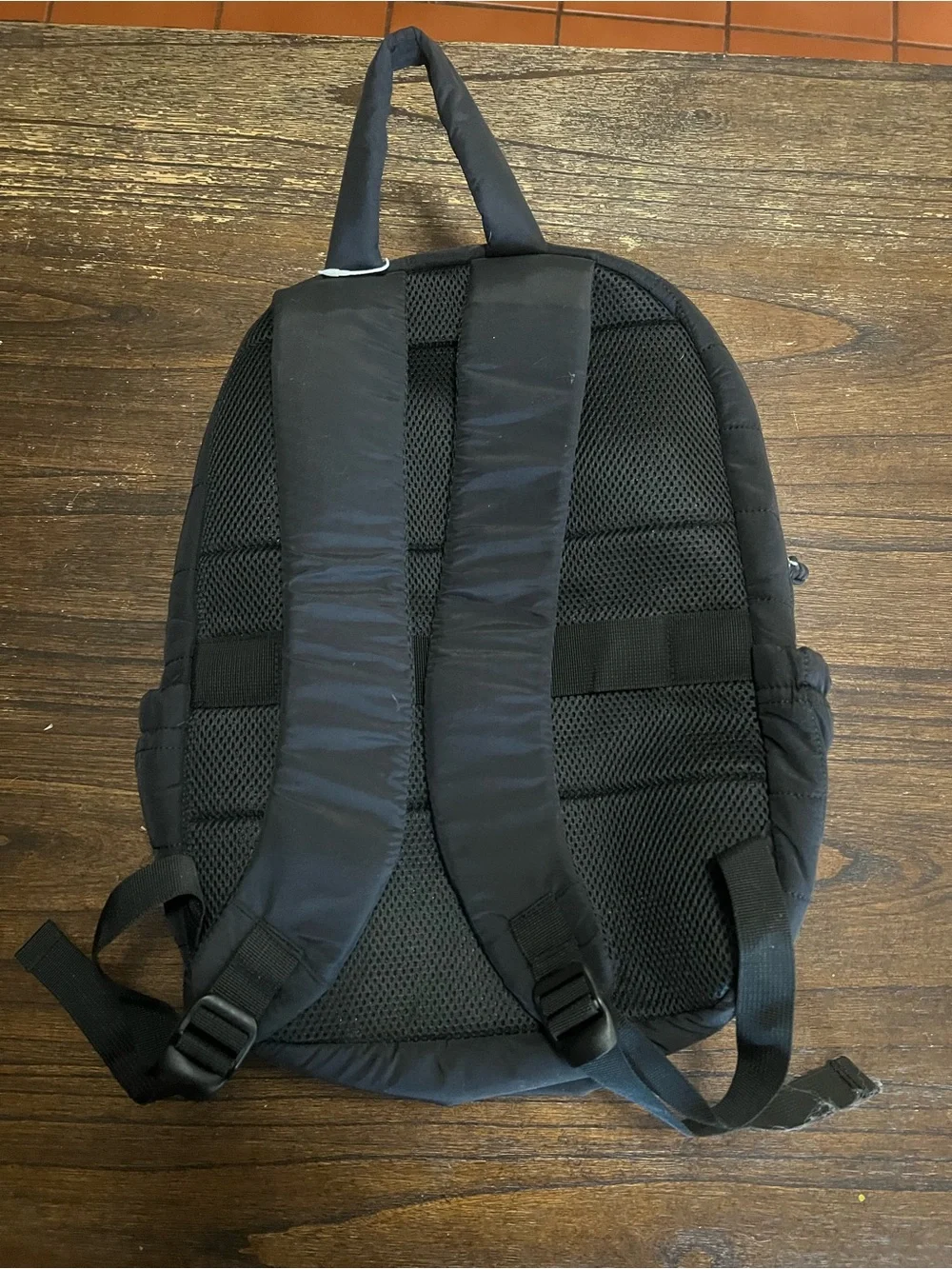 Black Quilted Everyday Backpack - Lightweight Carry by Bags Mart